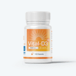 Vital D3-5000 ius + Vitamin K2 100mcg, 100 Capsules
